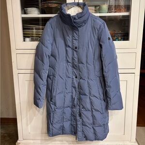 Calvin Klein Blue Puffer Parka Jacket Size Medium ACCEPTING ALL OFFERS
